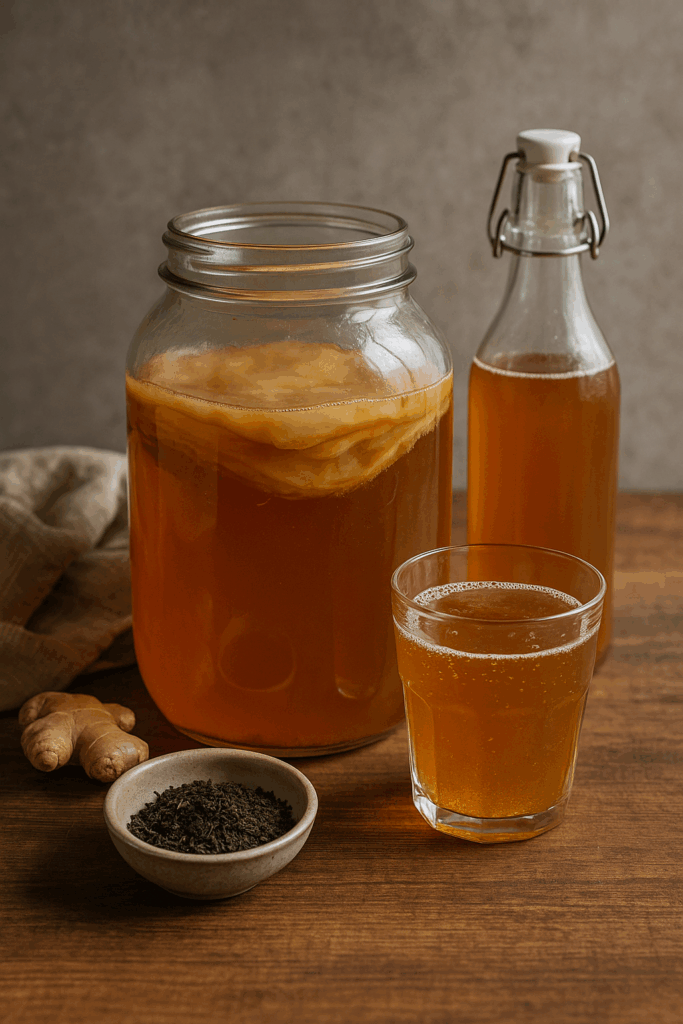 kombucha-lahev-sklenice-misa