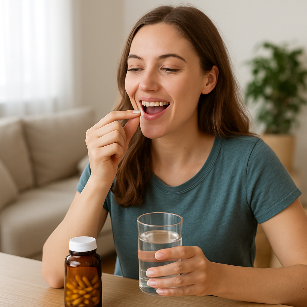 jak-doplnit-hormon-stesti-zena-kapsle-doza-sklenice-voda