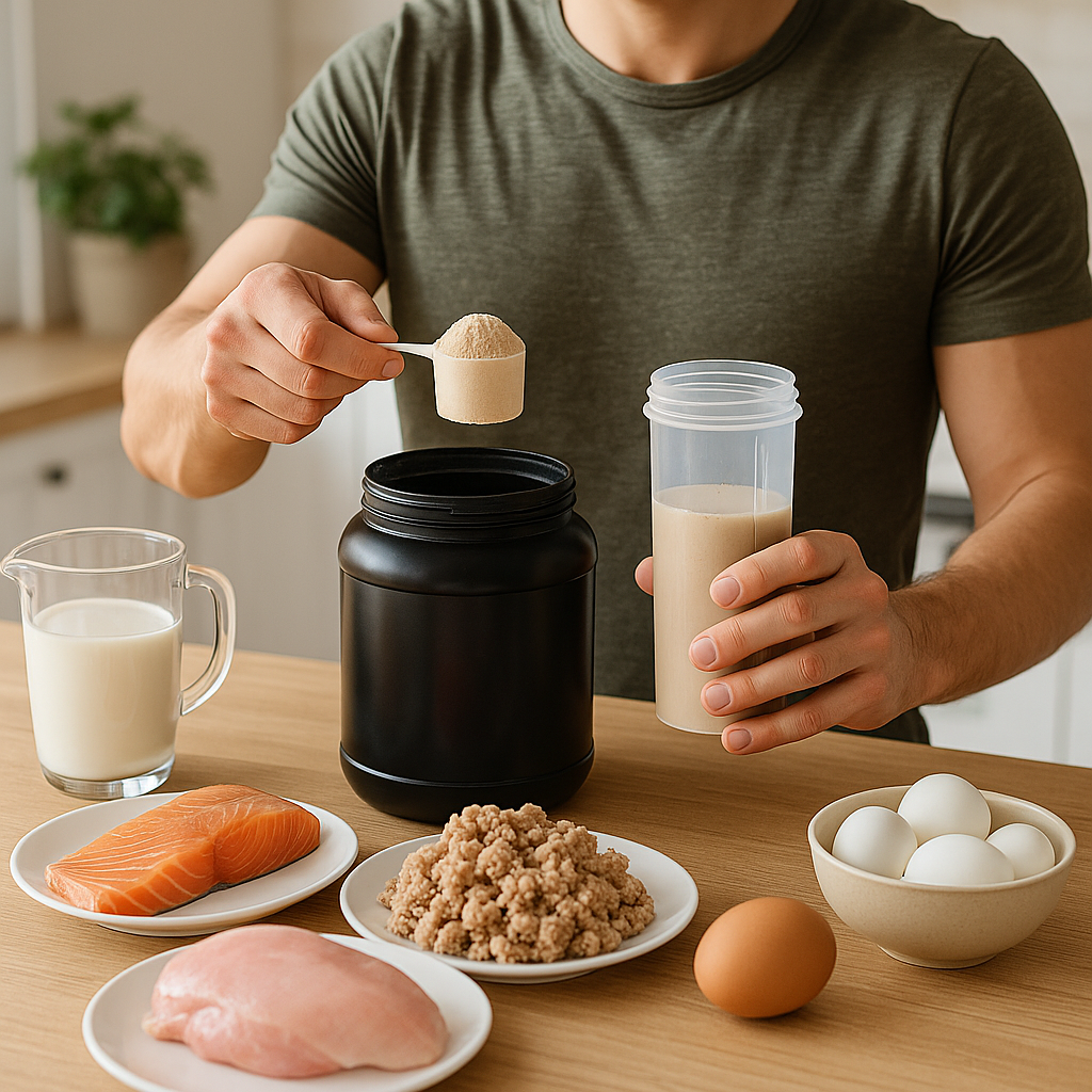 denni-prijem-bilkovin-protein-vejce-maso-shaker