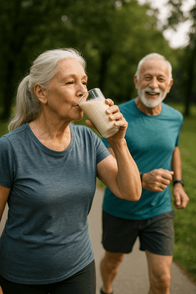 dlouhovekost-zena-muz-shaker-protein